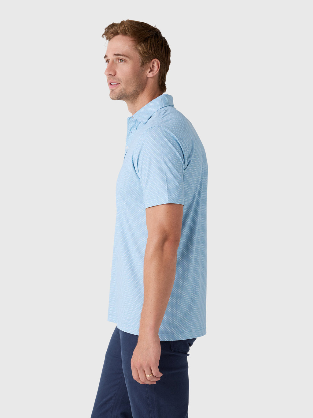 Peter Millar Crown Crafted Men's Nova Performance Jersey Polo - Saint Bernard