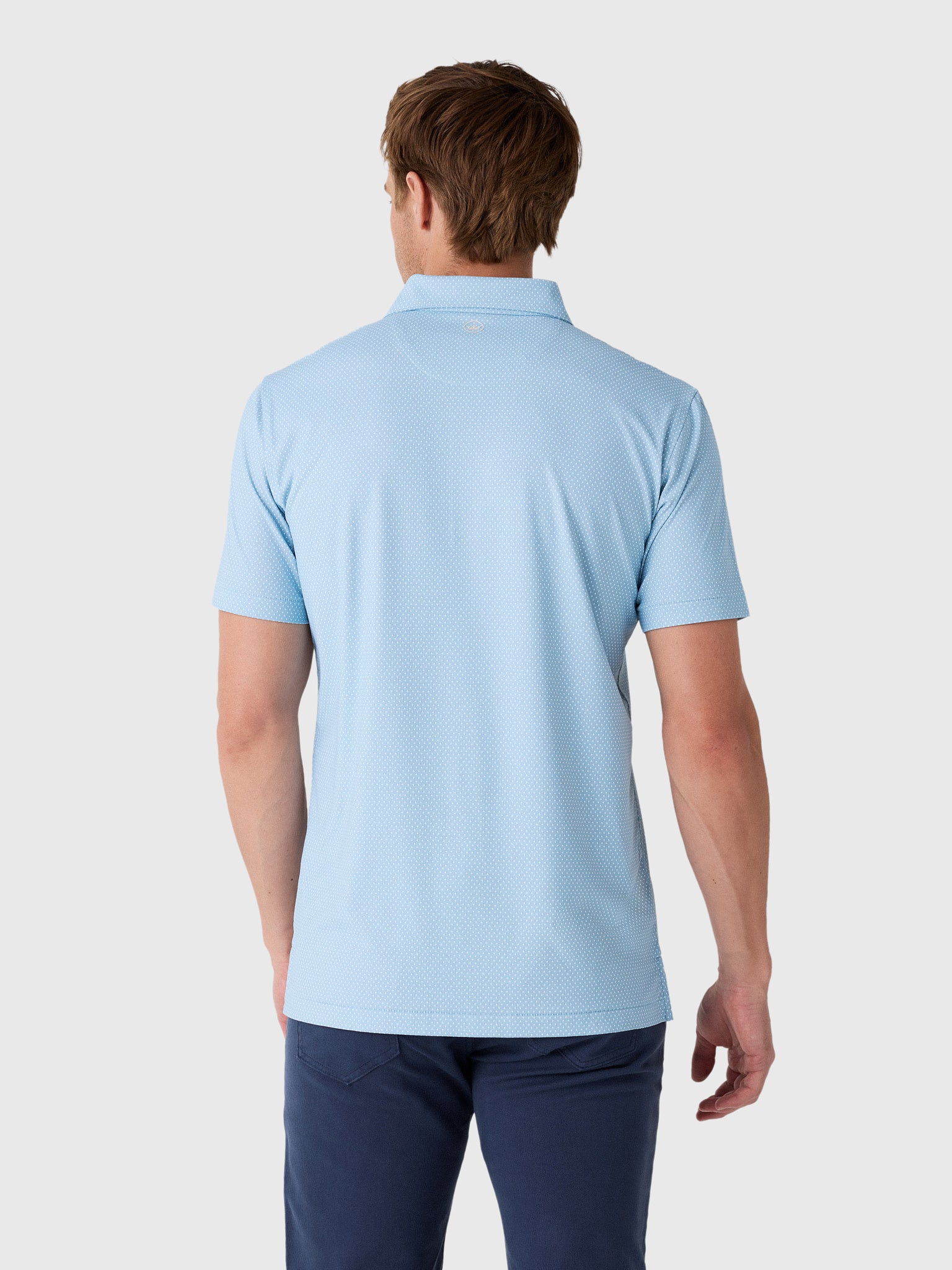 Peter Millar Crown Crafted Men's Nova Performance Jersey Polo - Saint Bernard