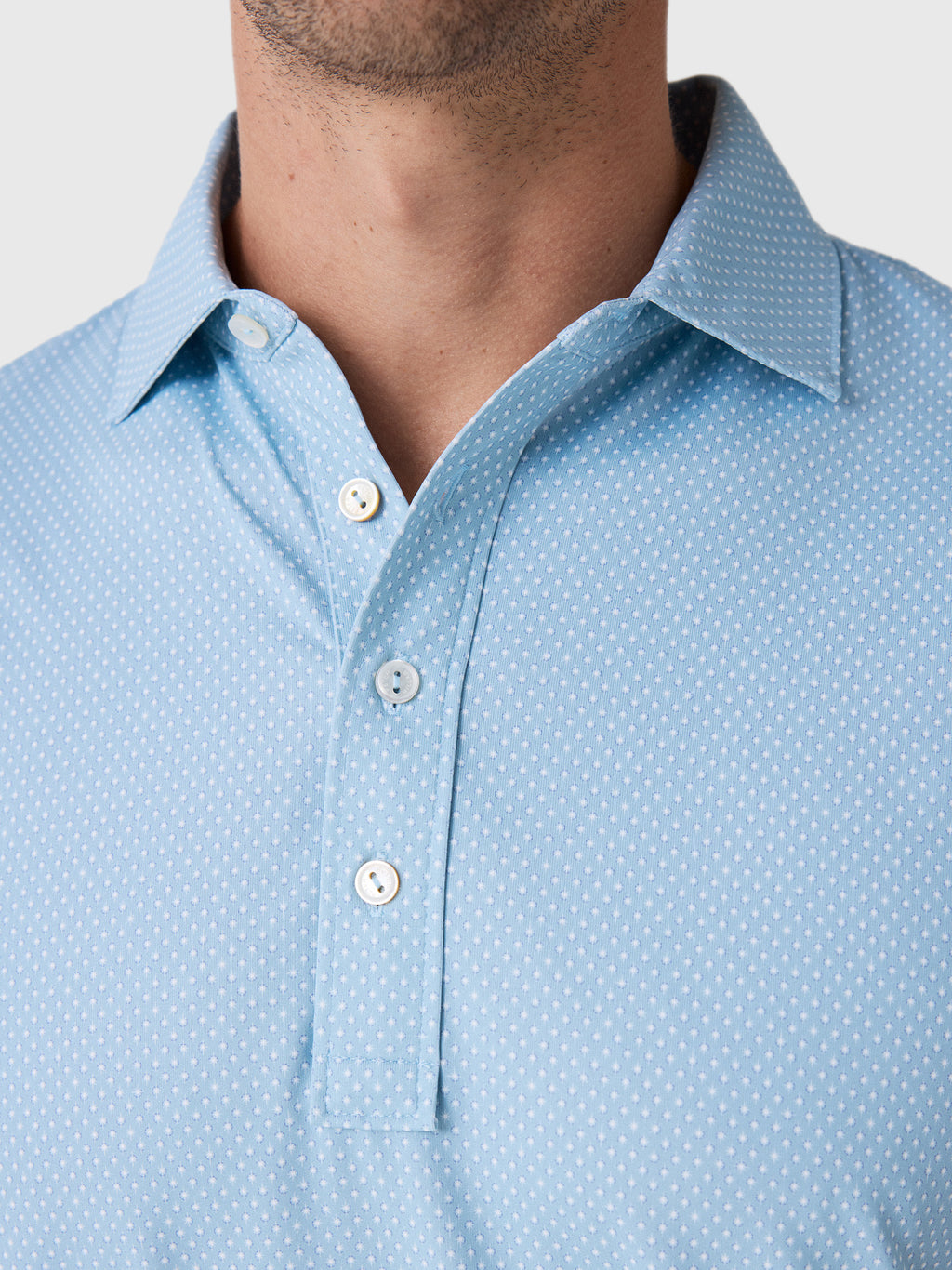 Peter Millar Crown Crafted Men's Nova Performance Jersey Polo - Saint Bernard