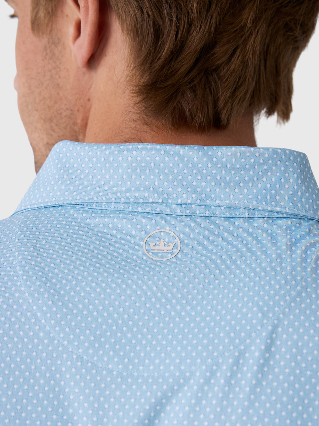 Peter Millar Crown Crafted Men's Nova Performance Jersey Polo - Saint Bernard