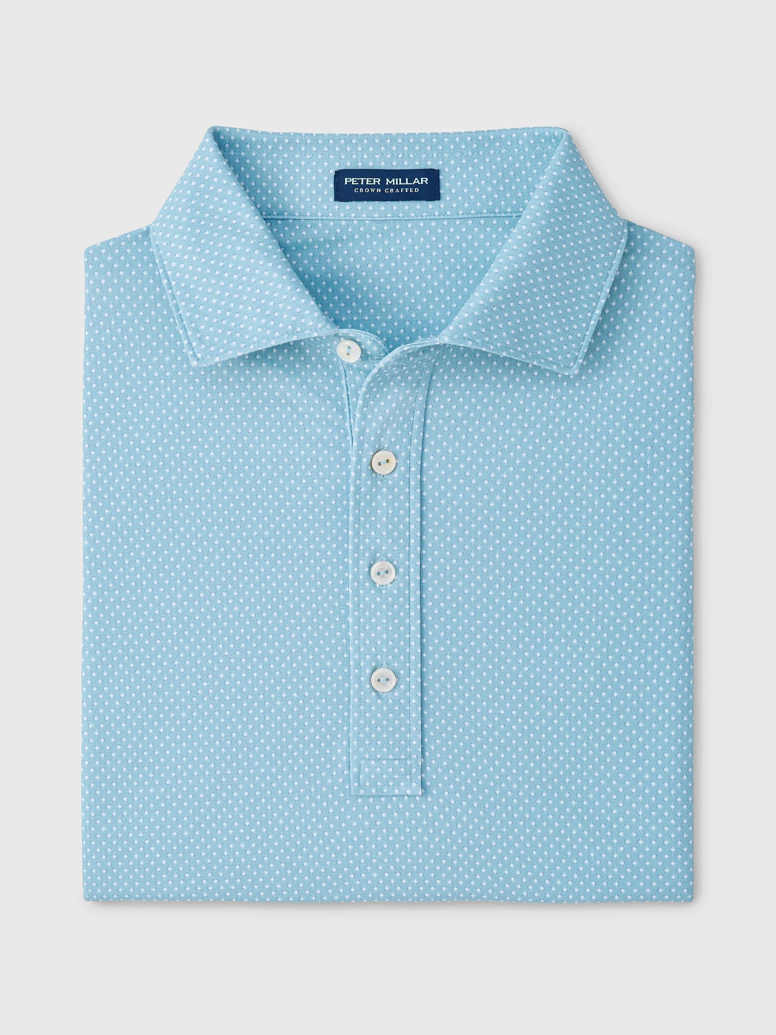 Peter Millar Crown Crafted Men's Nova Performance Jersey Polo - Saint Bernard