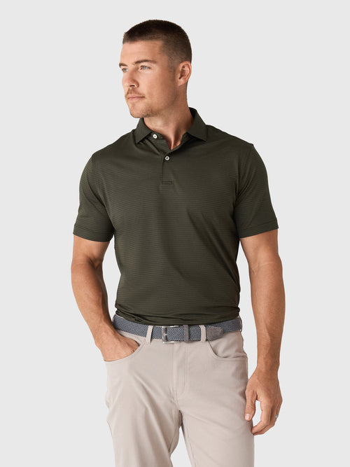 Peter Millar Crown Crafted Men's Empire Performance Jersey Polo - Saint Bernard