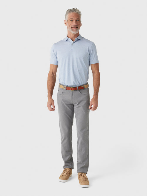 Peter Millar Crown Crafted Men's Timbre Performance Jersey Polo - Saint Bernard