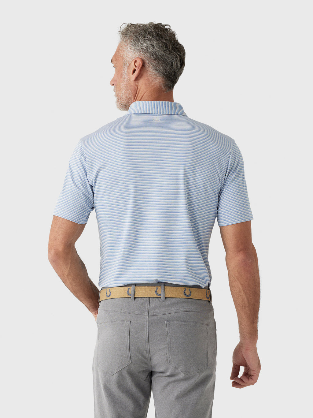 Peter Millar Crown Crafted Men's Timbre Performance Jersey Polo - Saint Bernard