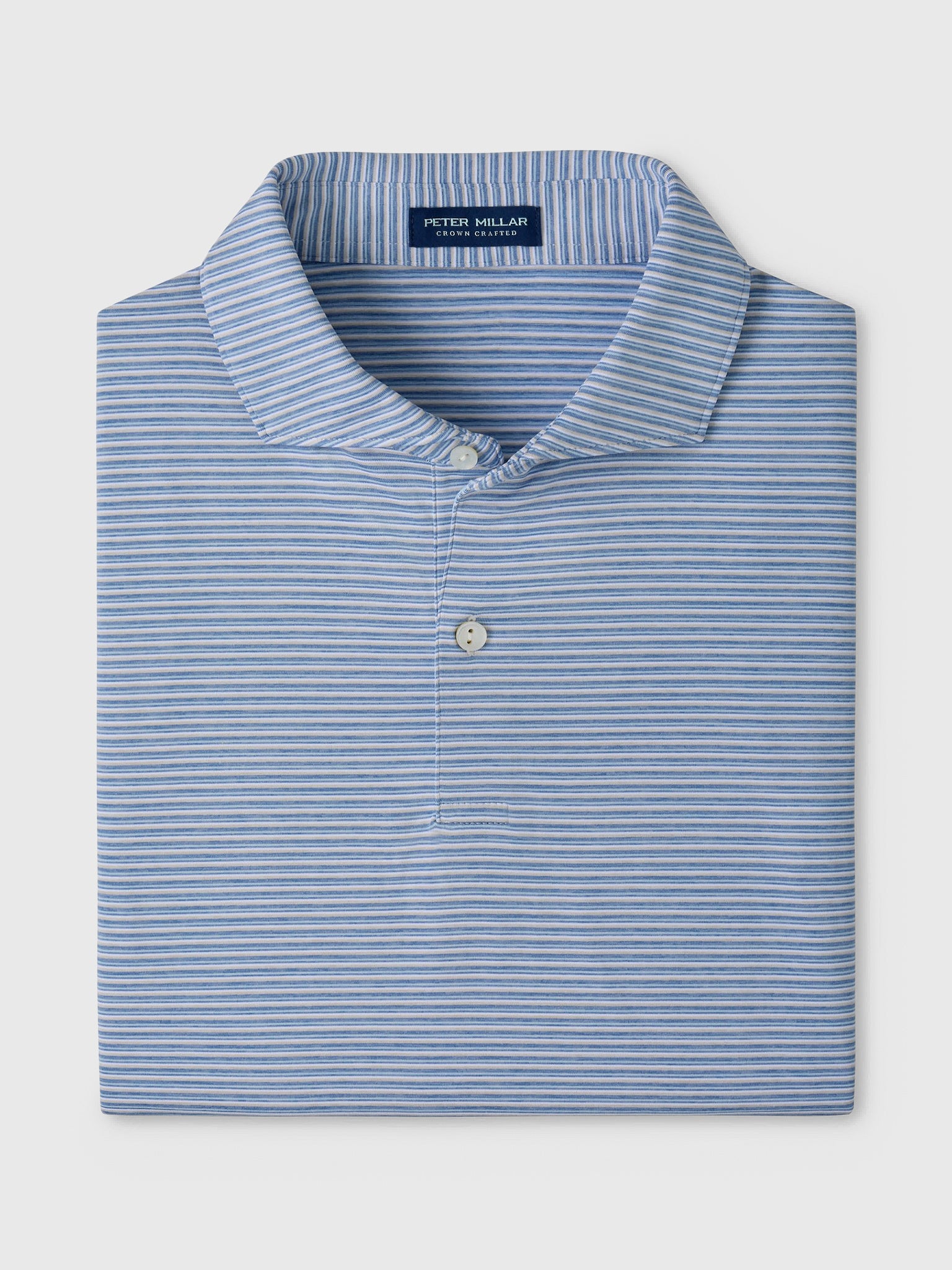 Peter Millar Crown Crafted Men's Timbre Performance Jersey Polo - Saint Bernard
