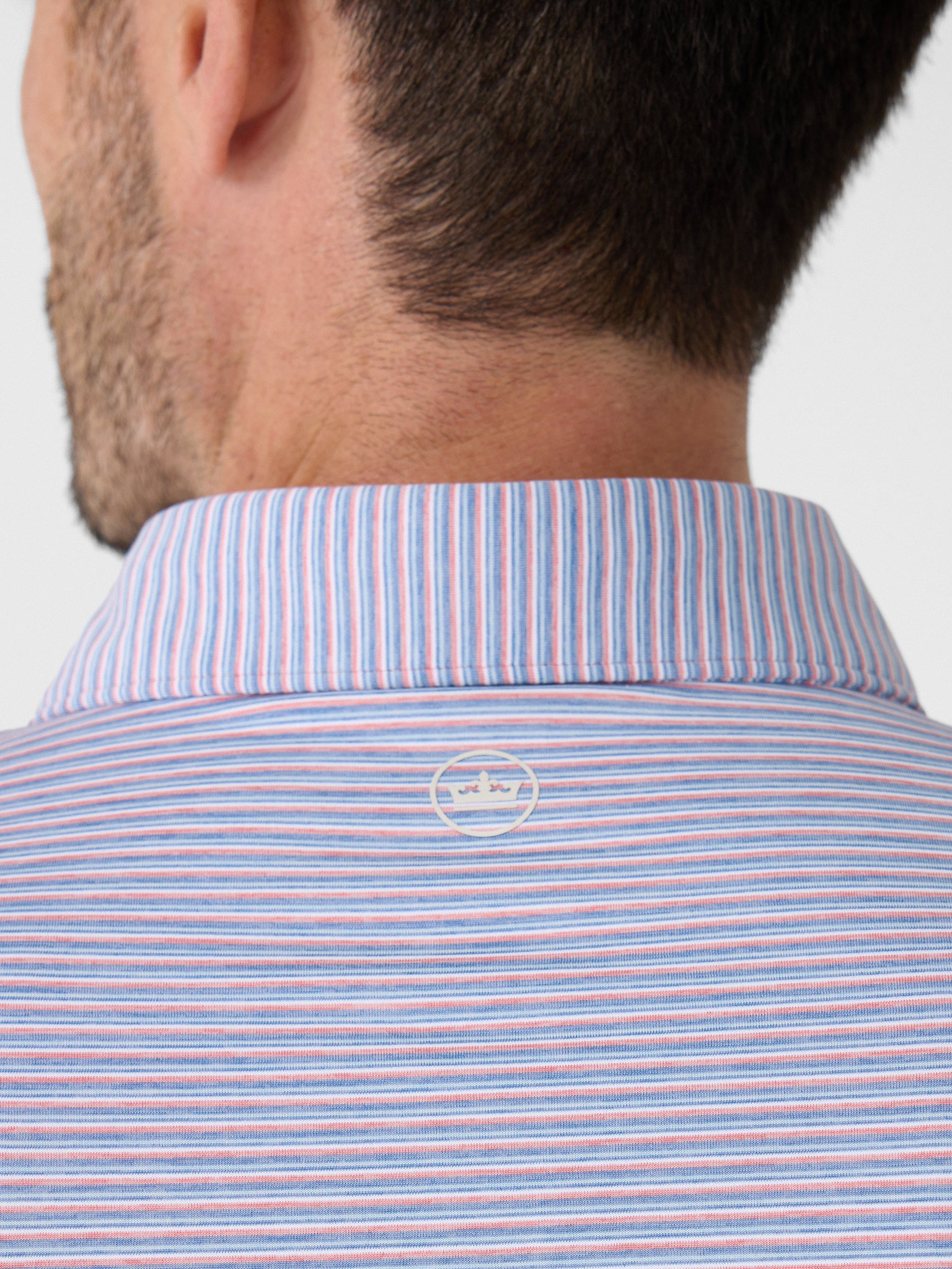 Peter Millar Crown Crafted Men's Timbre Performance Jersey Polo - Saint Bernard