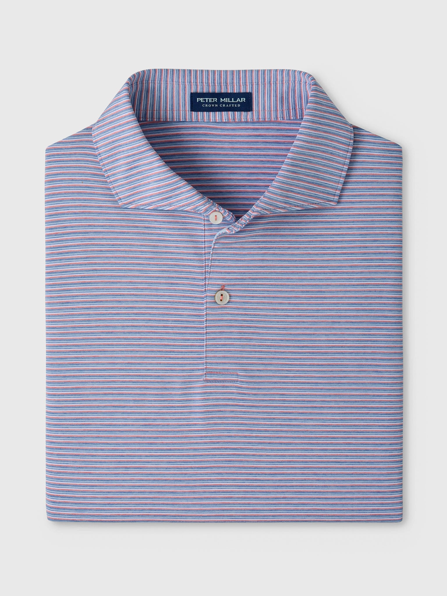 Peter Millar Crown Crafted Men's Timbre Performance Jersey Polo - Saint Bernard
