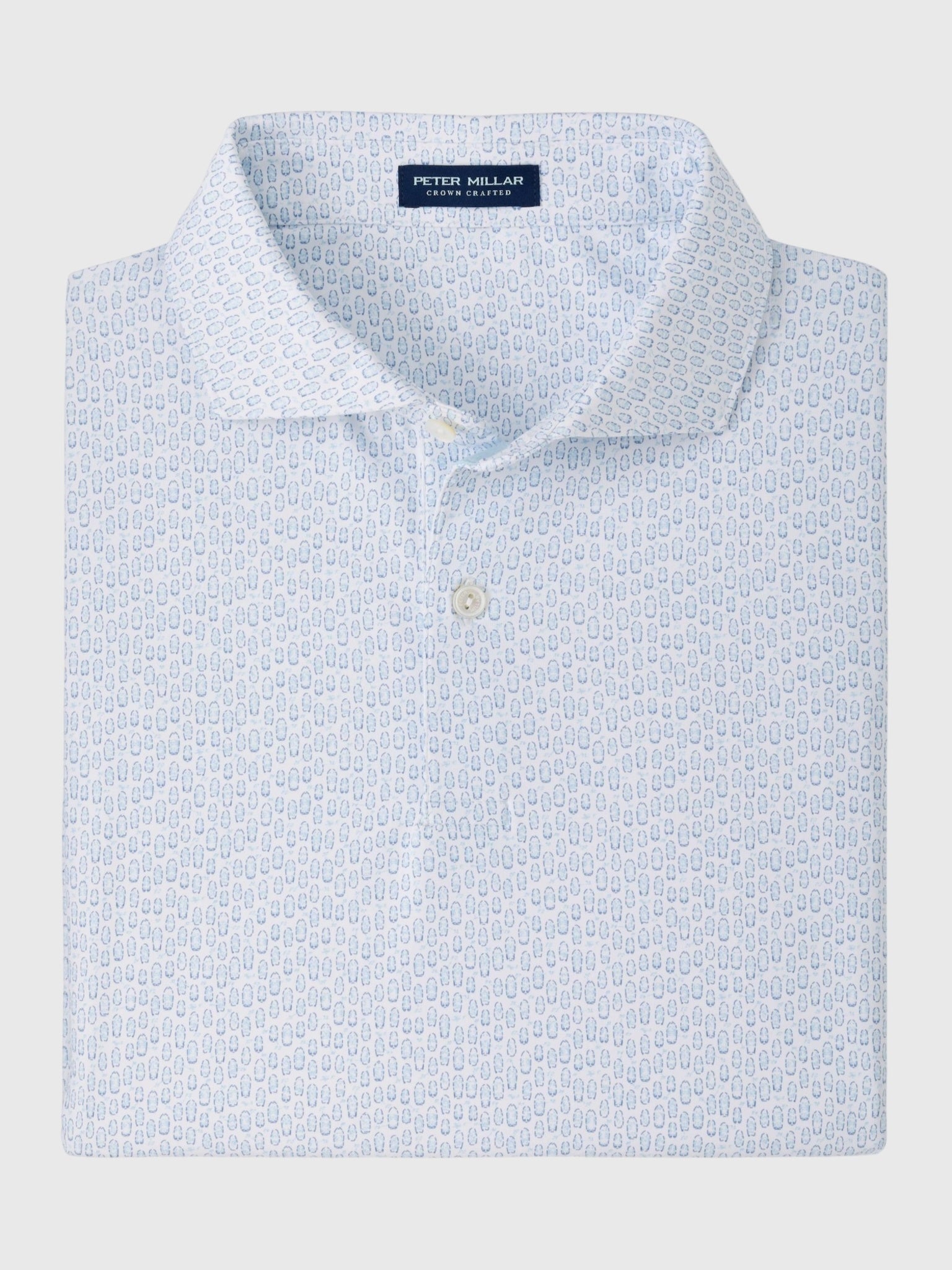 Peter Millar Crown Crafted Men's Corsica Performance Jersey Polo - Saint Bernard