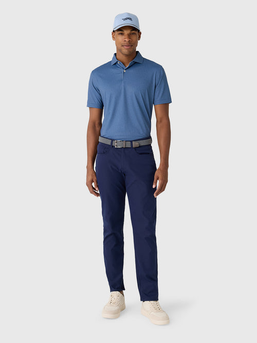 Peter Millar Crown Crafted Men's Tenuto Performance Jersey Polo - Saint Bernard