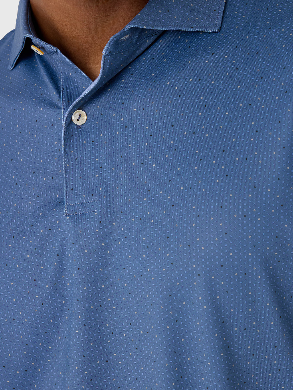 Peter Millar Crown Crafted Men's Tenuto Performance Jersey Polo - Saint Bernard