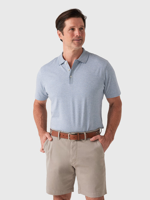 Peter Millar Crown Crafted Men's Barnes Short-Sleeve Knit Polo