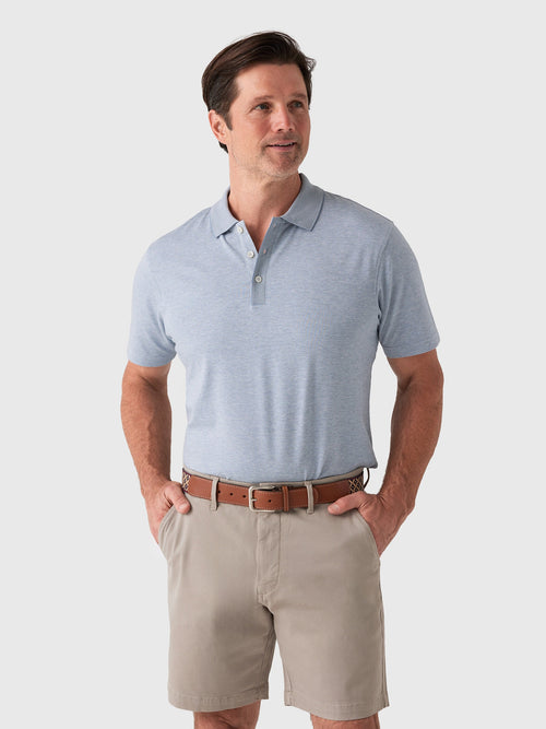 Peter Millar Crown Crafted Men's Barnes Short-Sleeve Knit Polo