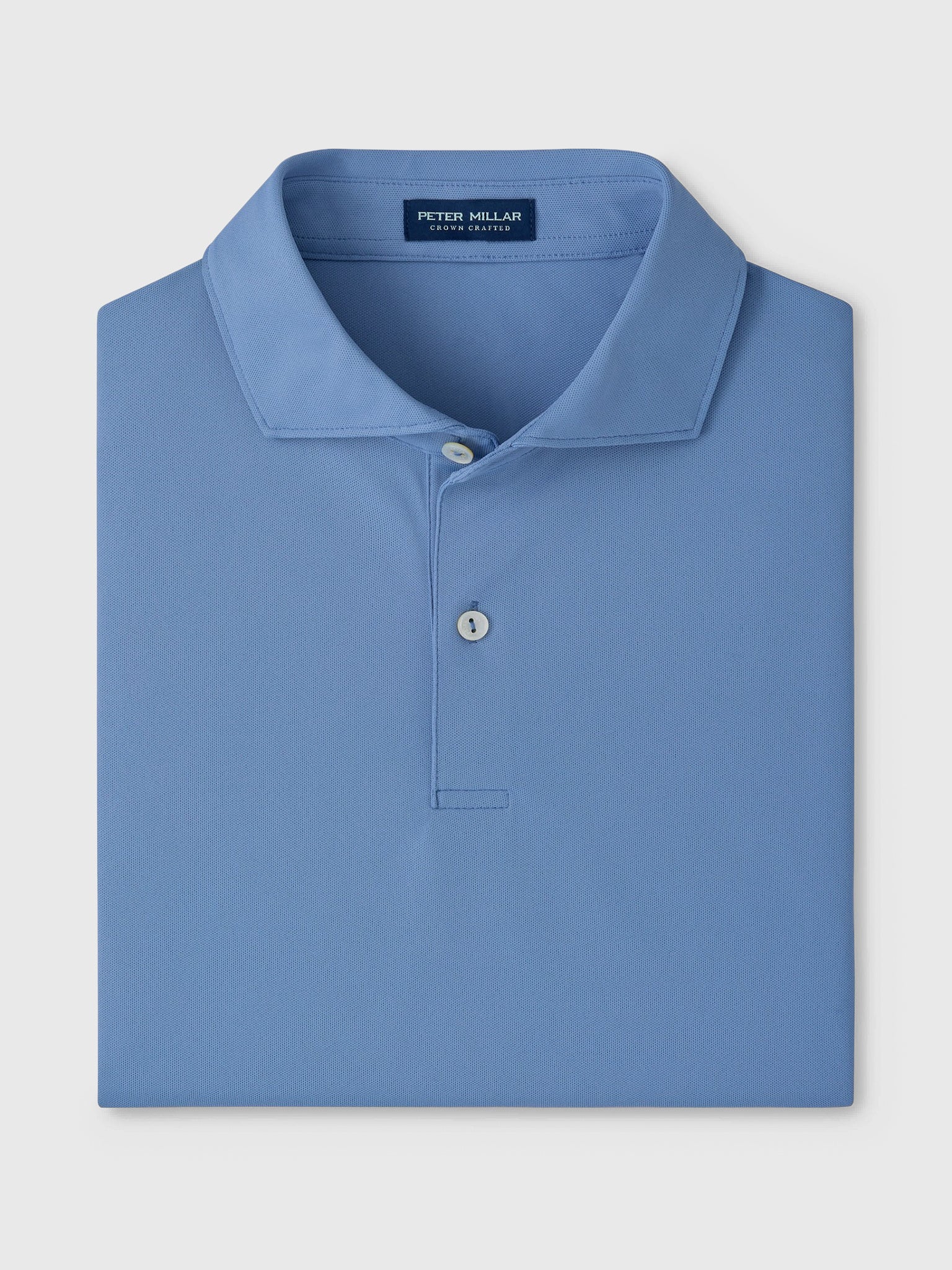 Peter Millar Crown Crafted Men's Soul Performance Mesh Polo - Saint Bernard