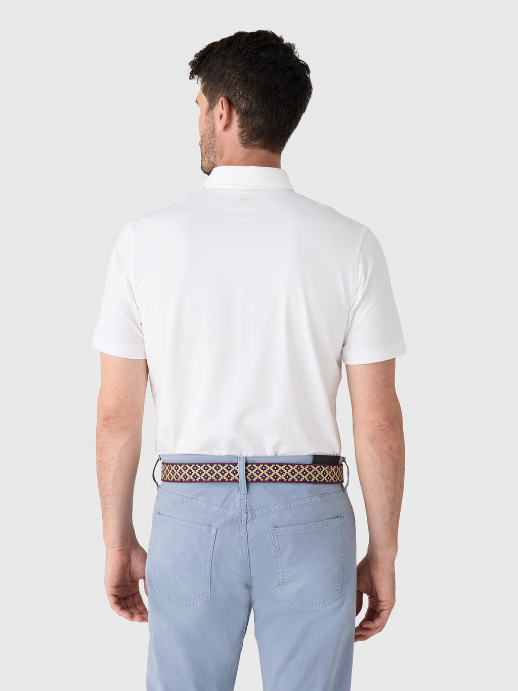 Peter Millar Crown Crafted Men's Albatross Cotton Blend Piqué Polo - Saint Bernard