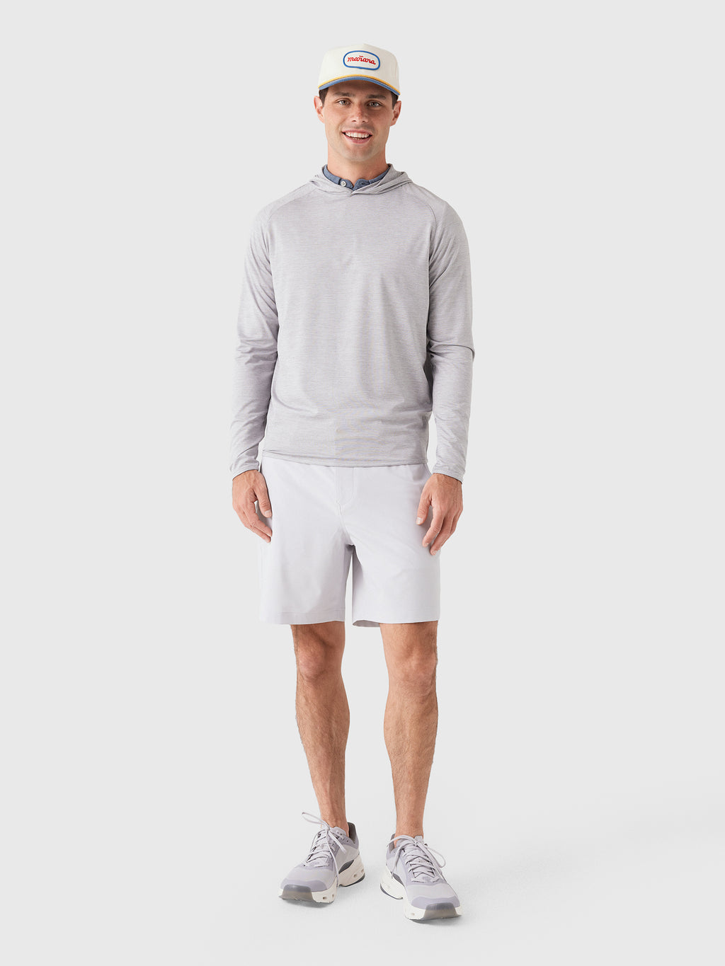 Peter Millar Crown Crafted Men's Stealth Performance Hoodie - Saint Bernard