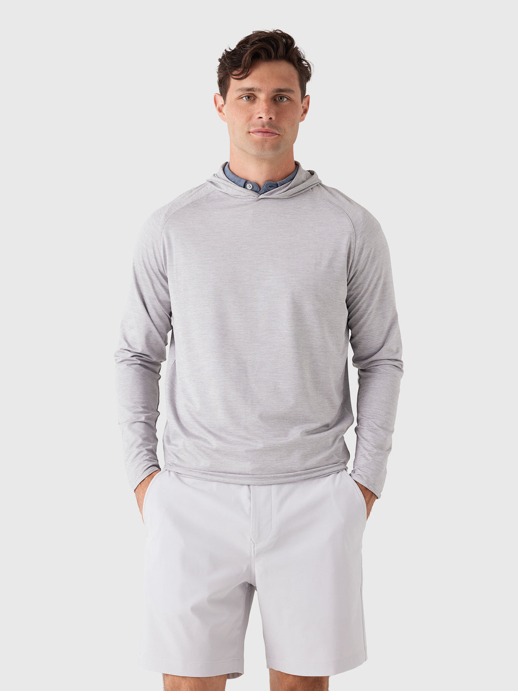 Peter Millar Crown Crafted Men's Stealth Performance Hoodie - Saint Bernard