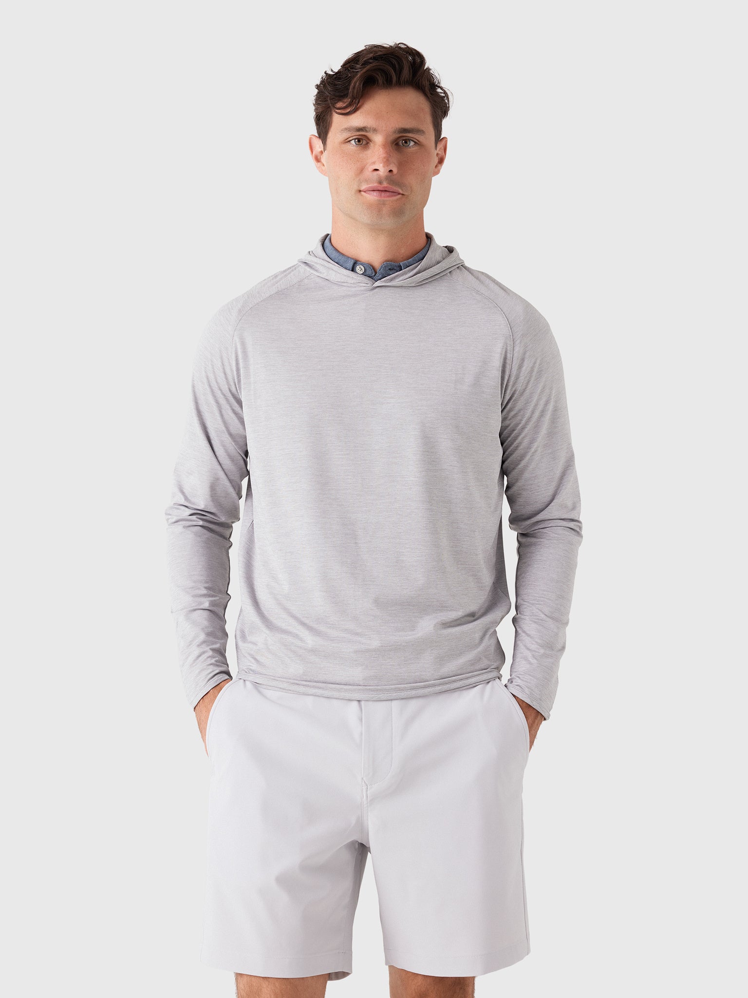 Peter Millar Crown Crafted Men's Stealth Performance Hoodie - Saint Bernard