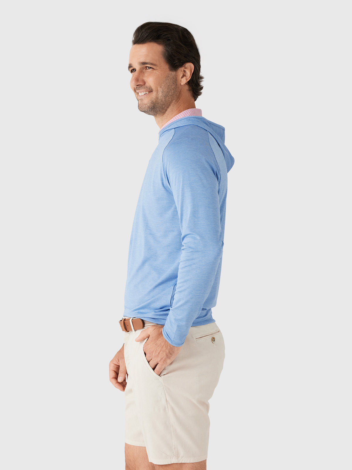 Peter Millar Crown Crafted Men's Stealth Performance Hoodie - Saint Bernard