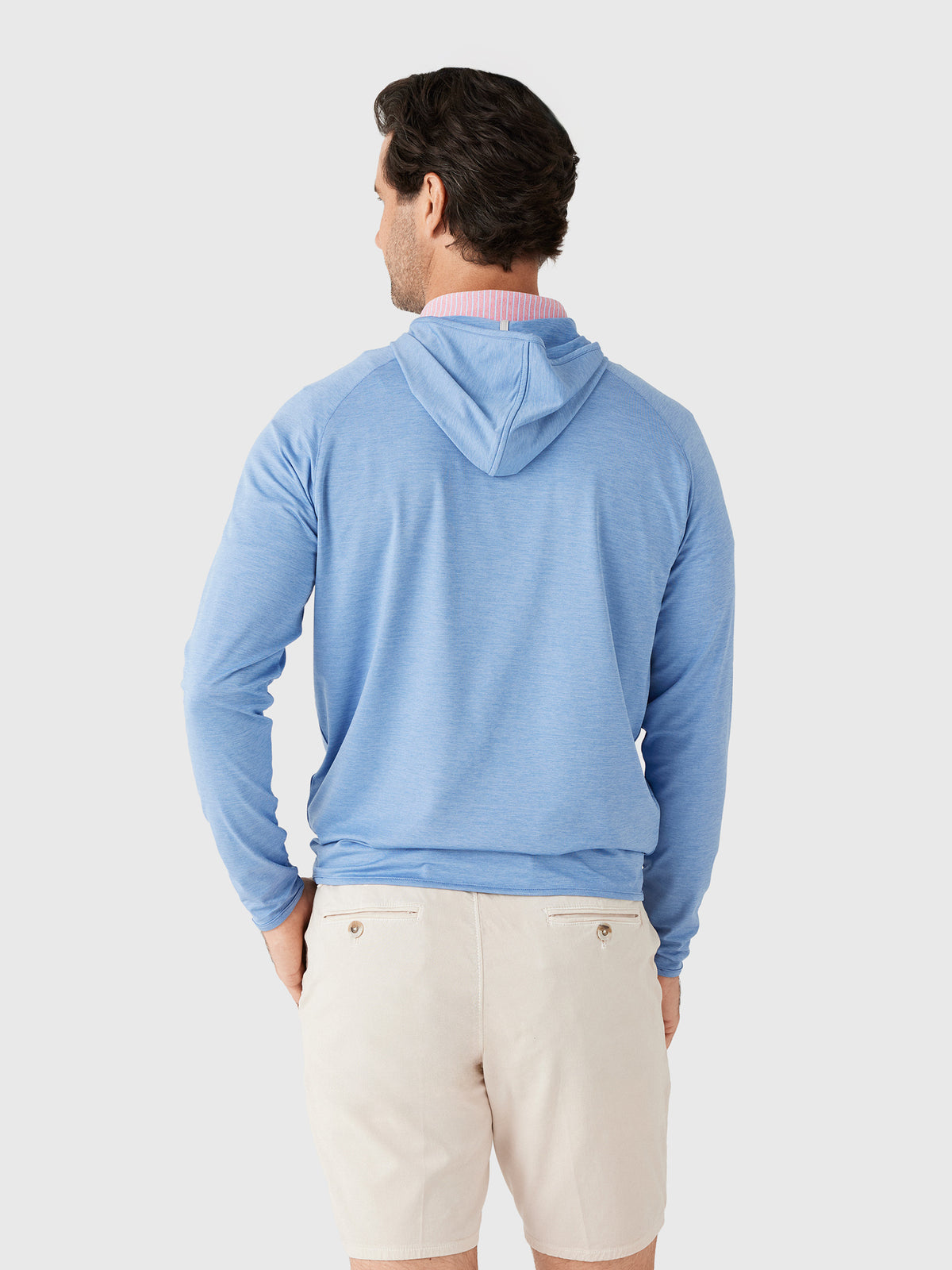 Peter Millar Crown Crafted Men's Stealth Performance Hoodie - Saint Bernard