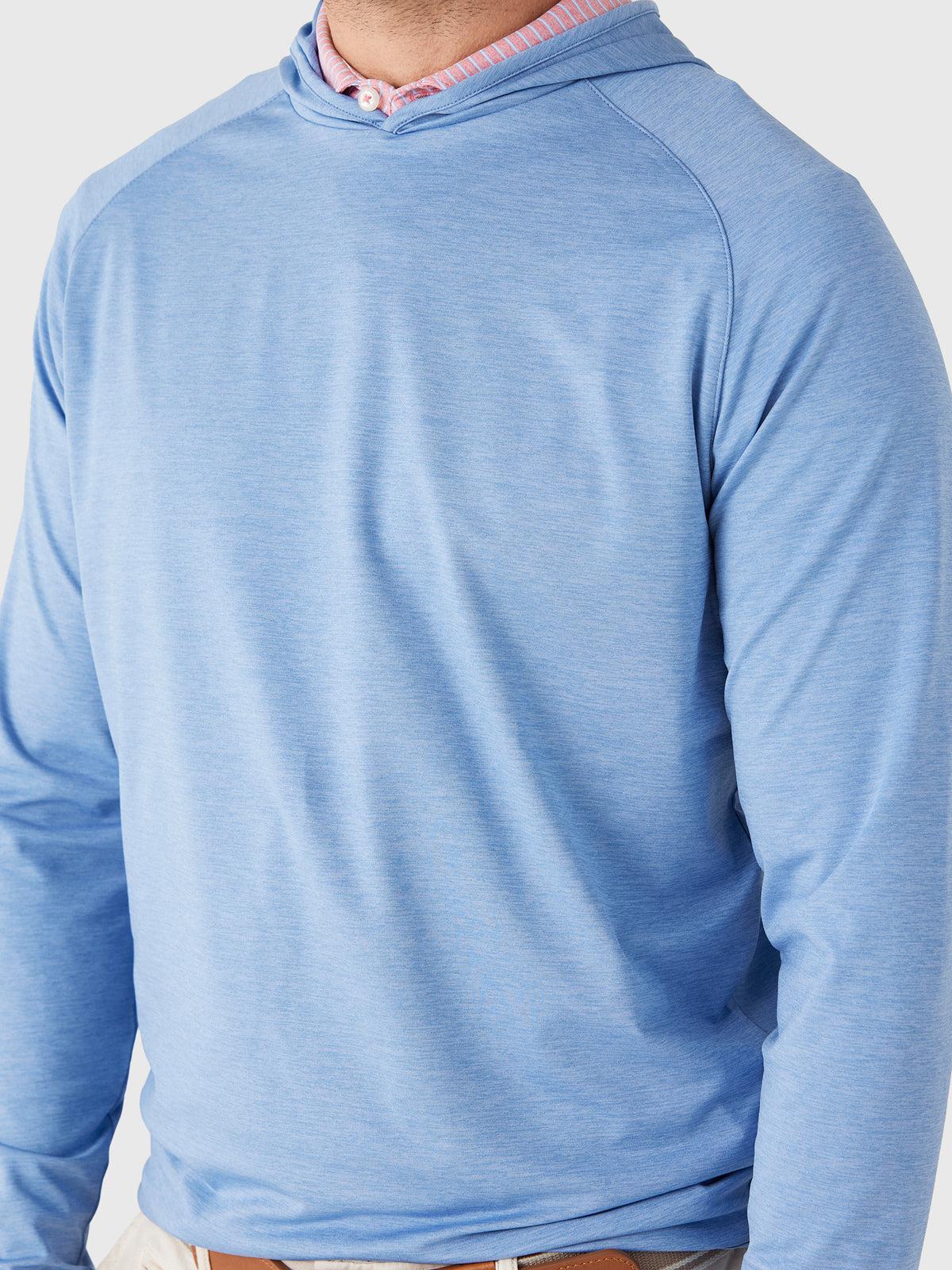 Peter Millar Crown Crafted Men's Stealth Performance Hoodie - Saint Bernard