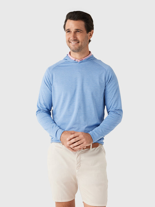 Peter Millar Crown Crafted Men's Stealth Performance Hoodie - Saint Bernard