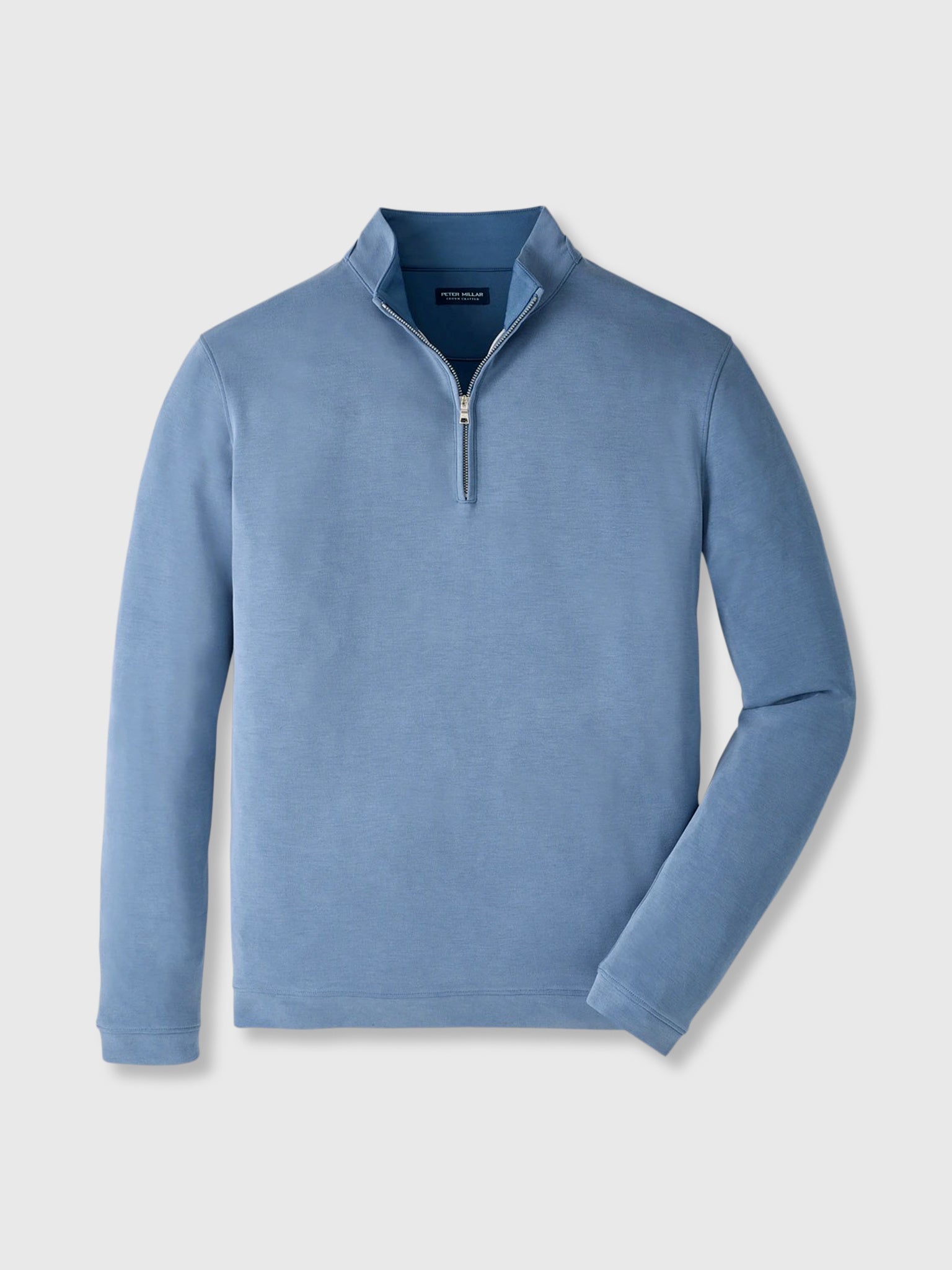 Peter Millar Crown Crafted Men's Soft Suede Performance Quarter-Zip