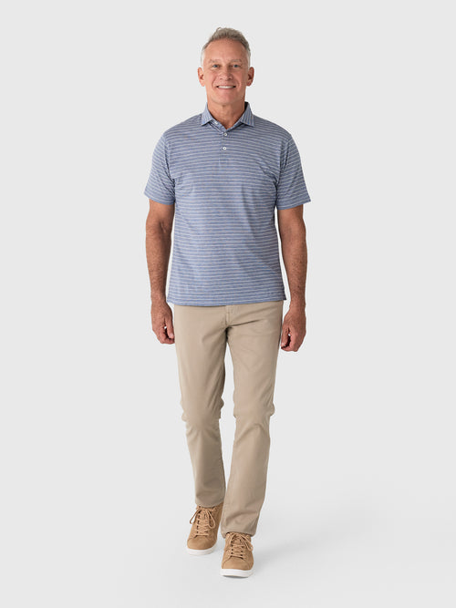 Peter Millar Crown Crafted Men's Excursionist Flex Striped Polo