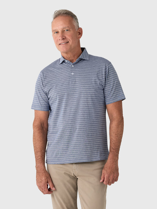 Peter Millar Crown Crafted Men's Excursionist Flex Striped Polo