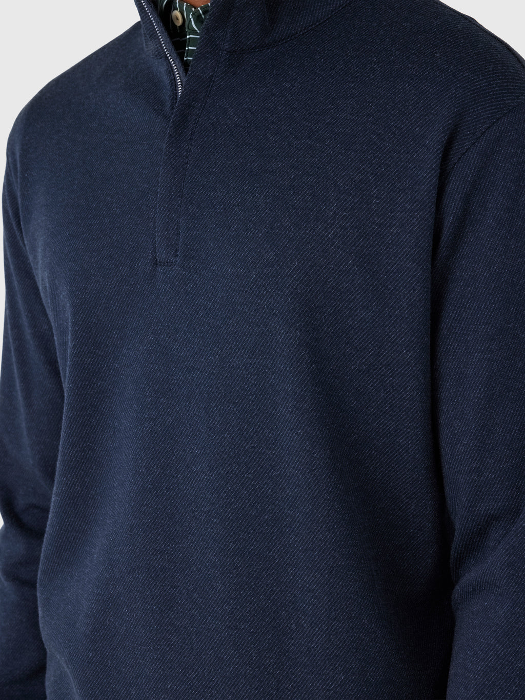 Peter Millar Crown Crafted Men's Grant Knit Quarter-Zip - Saint Bernard
