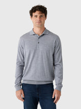 Peter Millar Crown Crafted Men's Dorset Sweater Polo - Saint Bernard