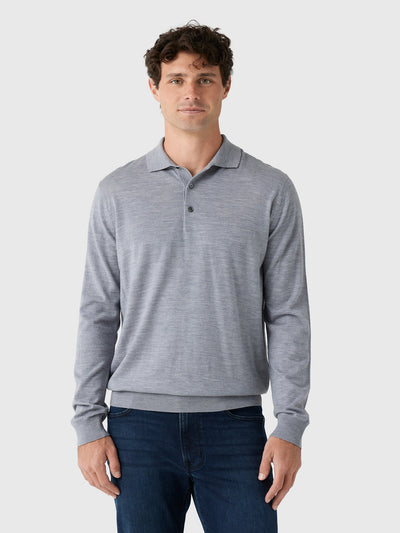 Peter Millar Crown Crafted Men's Dorset Sweater Polo - Saint Bernard