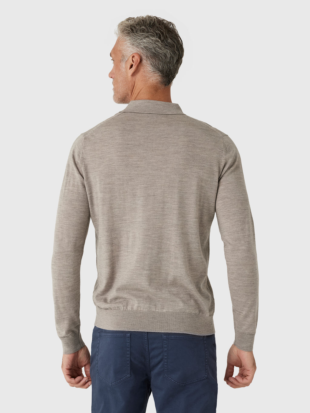 Peter Millar Crown Crafted Men's Dorset Sweater Polo - Saint Bernard