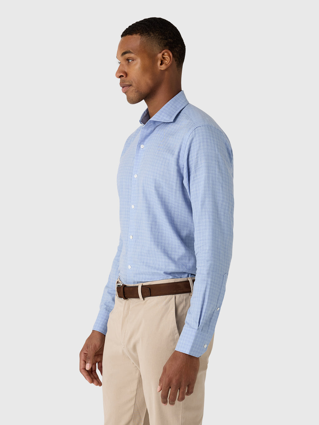 Peter Millar Crown Crafted Men's Felix Cotton Sport Shirt - Saint Bernard