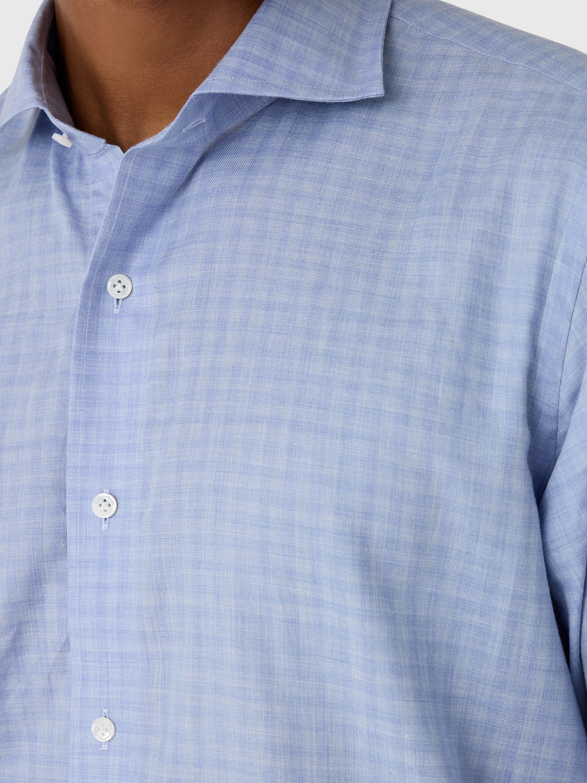 Peter Millar Crown Crafted Men's Felix Cotton Sport Shirt - Saint Bernard