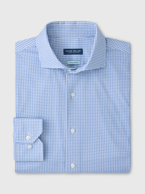 Peter Millar Crown Crafted Men's Excursionist Flex Gingham Sport Shirt