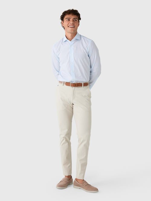 Peter Millar Crown Crafted Men's Kenneth Cotton Sport Shirt - Saint Bernard