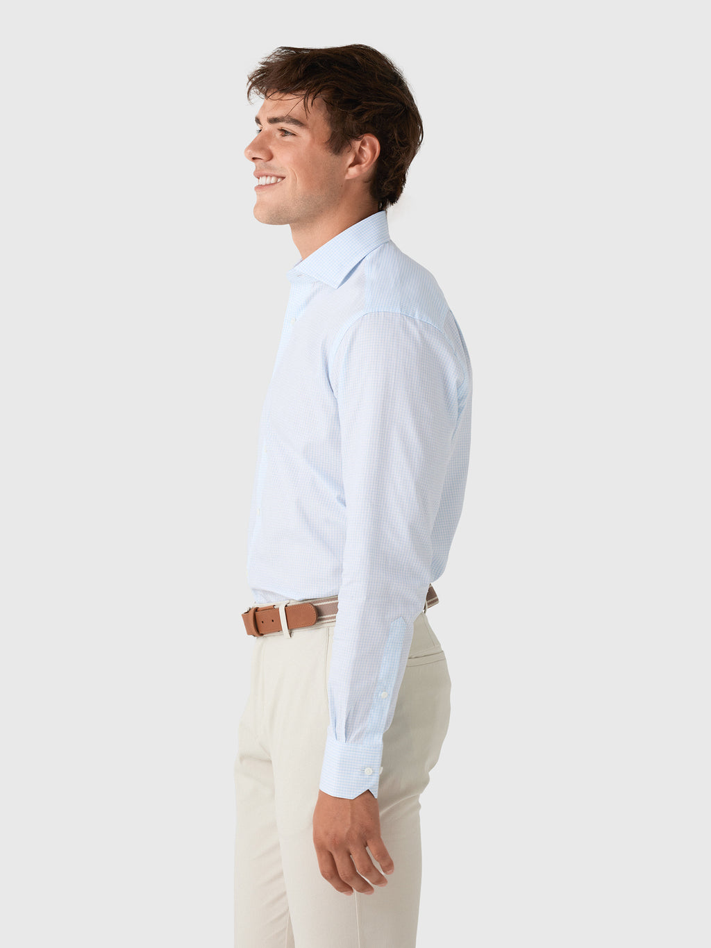 Peter Millar Crown Crafted Men's Kenneth Cotton Sport Shirt - Saint Bernard
