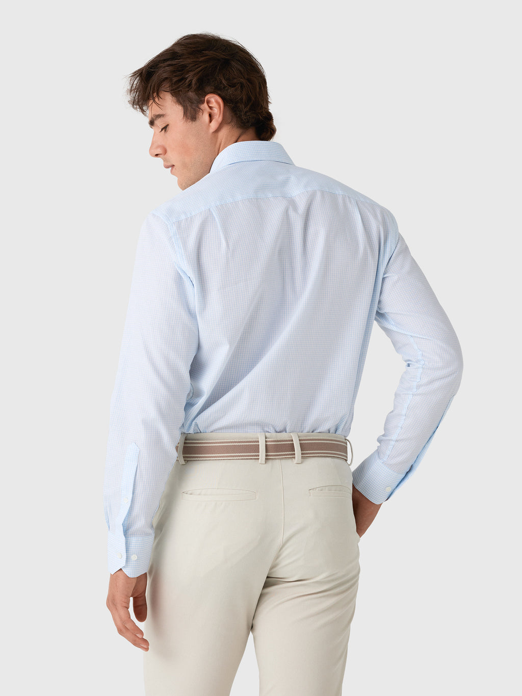 Peter Millar Crown Crafted Men's Kenneth Cotton Sport Shirt - Saint Bernard
