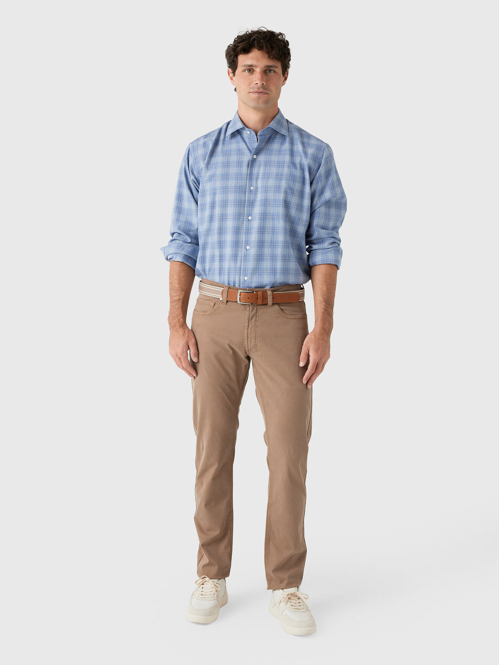 Peter Millar Crown Crafted Men's Gressan Italian Flannel Sport Shirt