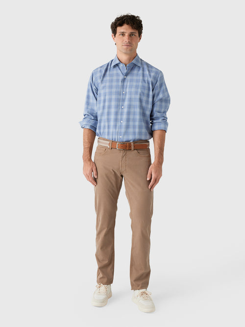 Peter Millar Crown Crafted Men's Gressan Italian Flannel Sport Shirt