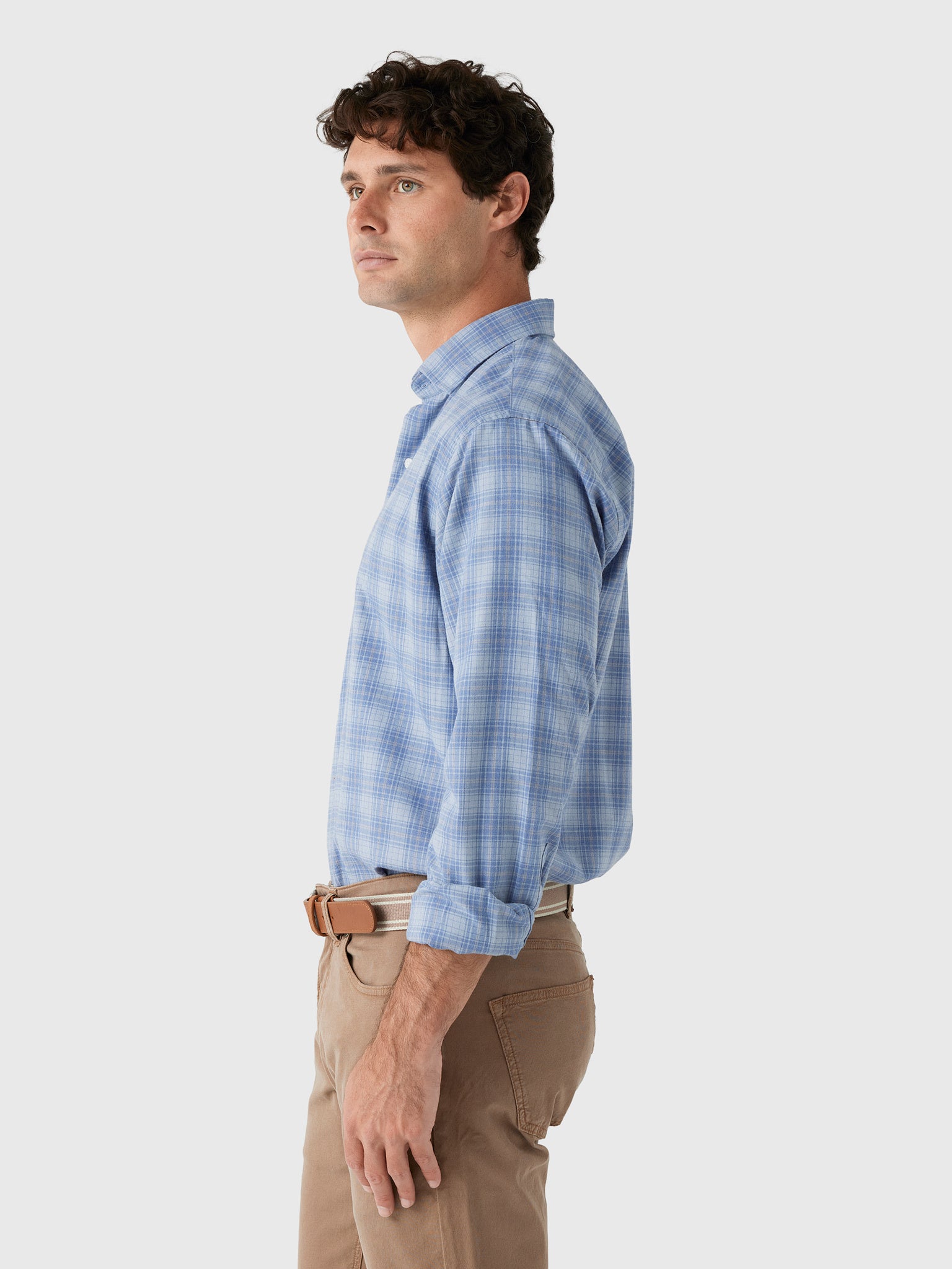 Peter Millar Crown Crafted Men's Gressan Italian Flannel Sport Shirt