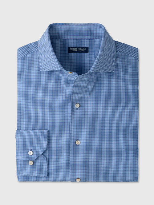 Peter Millar Crown Crafted Men's Archie Performance Poplin Sport Shirt