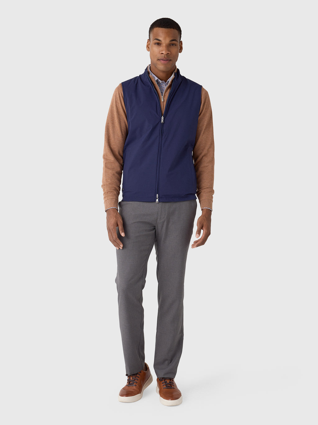 Peter Millar Crown Crafted Men's Ryder Reversible Vest - Saint Bernard