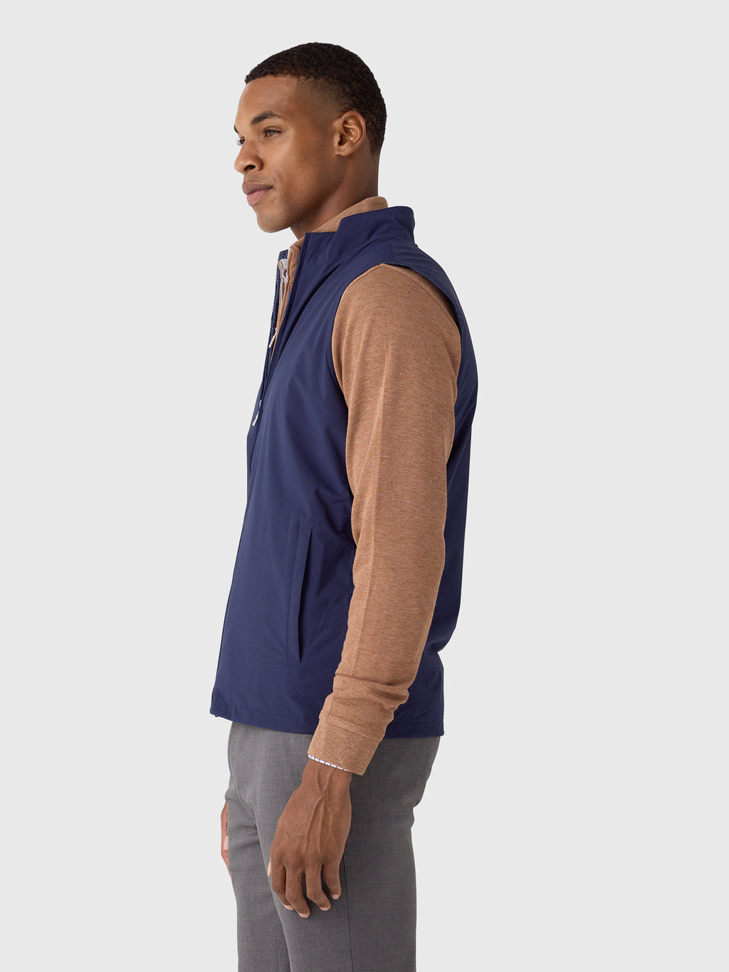 Peter Millar Crown Crafted Men's Ryder Reversible Vest - Saint Bernard