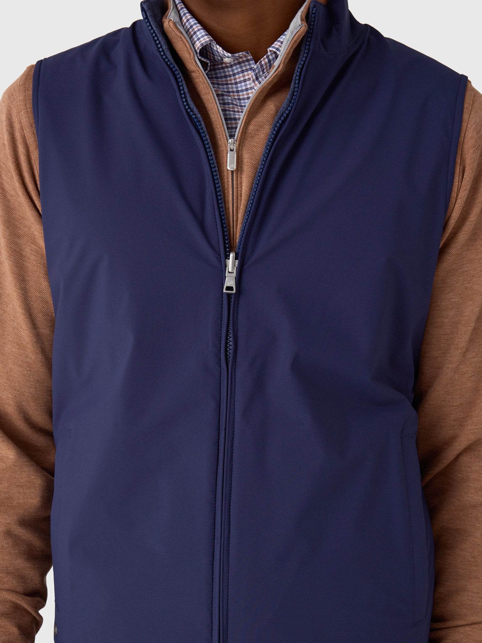Peter Millar Crown Crafted Men's Ryder Reversible Vest - Saint Bernard
