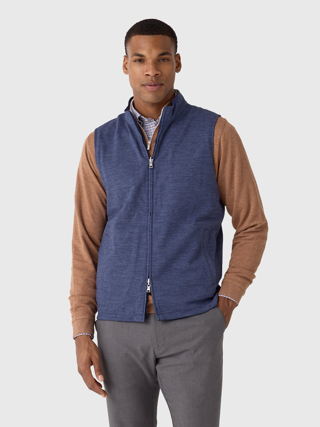 Peter Millar Crown Crafted Men's Ryder Reversible Vest - Saint Bernard