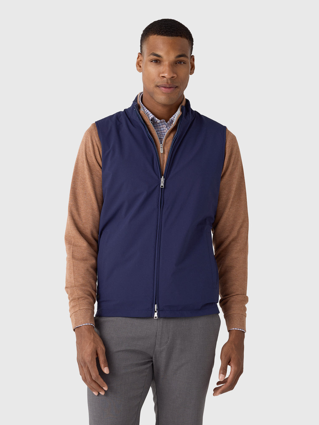 Peter Millar Crown Crafted Men's Ryder Reversible Vest - Saint Bernard