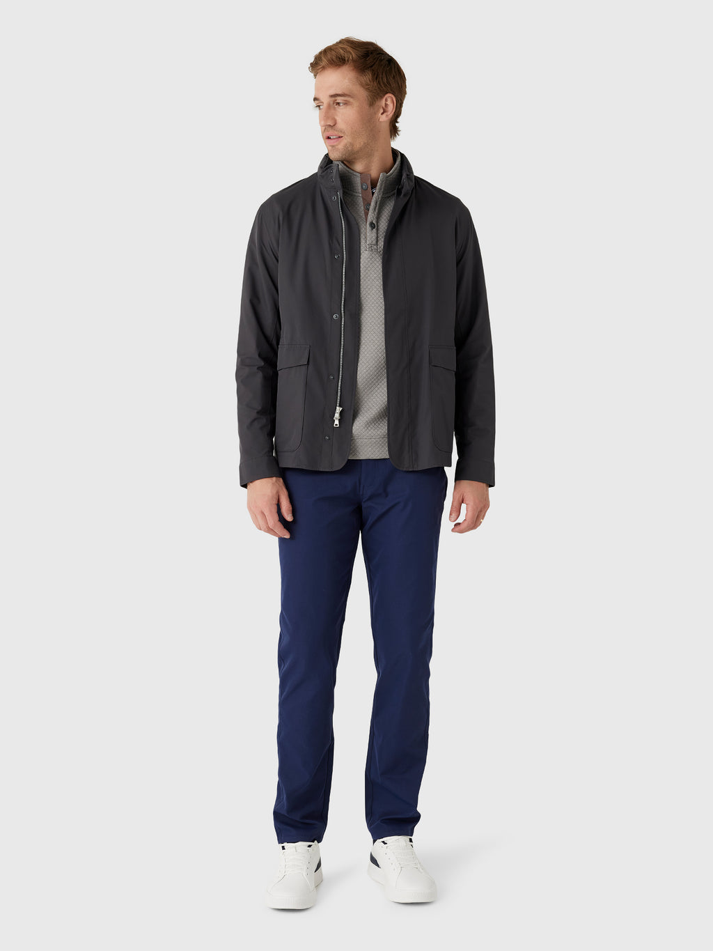 Peter Millar Crown Crafted Men's Discovery Field Jacket - Saint Bernard
