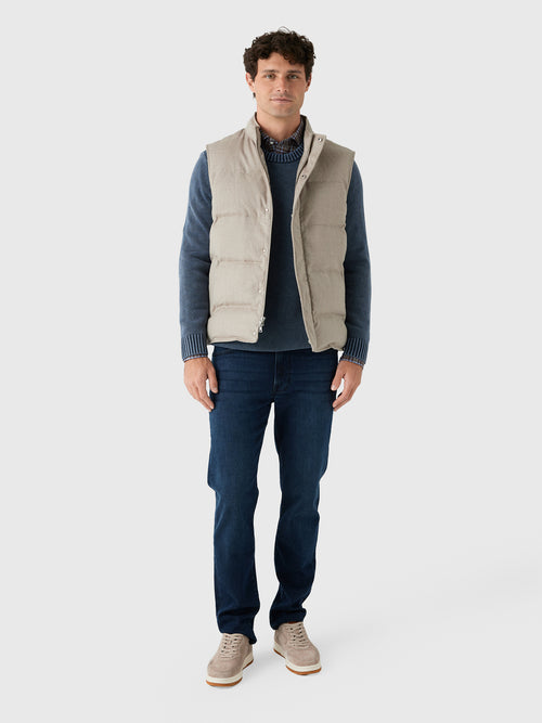 Peter Millar Crown Crafted Men's Cortina Wool Vest - Saint Bernard