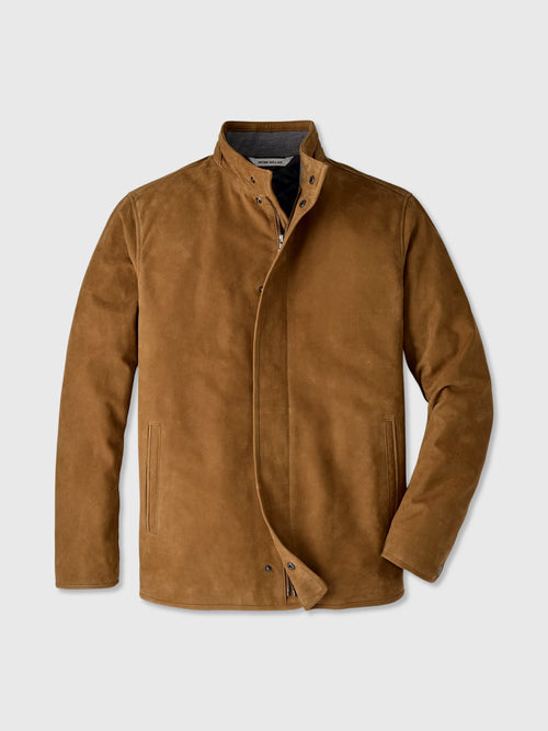 Peter Millar Crown Men's Norwalk Nubuck Coat - Saint Bernard